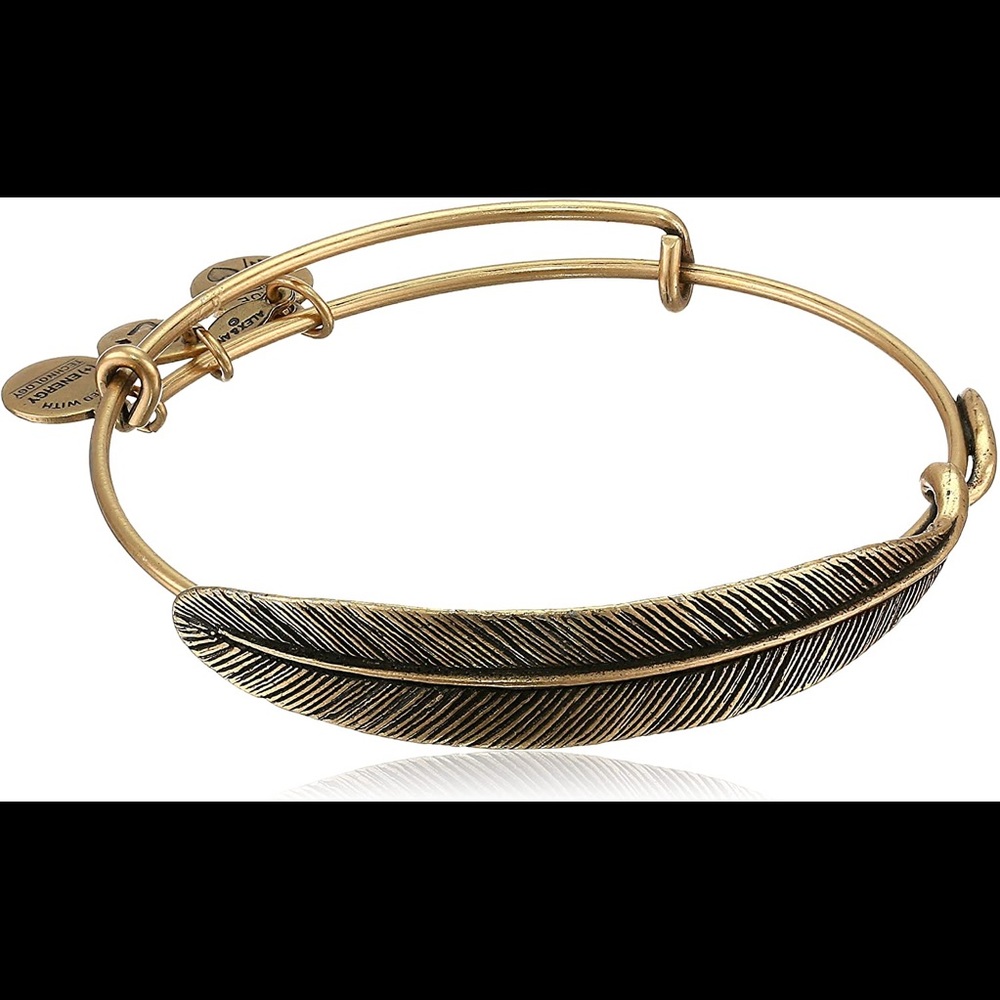 Alex and Ani feather bracelet